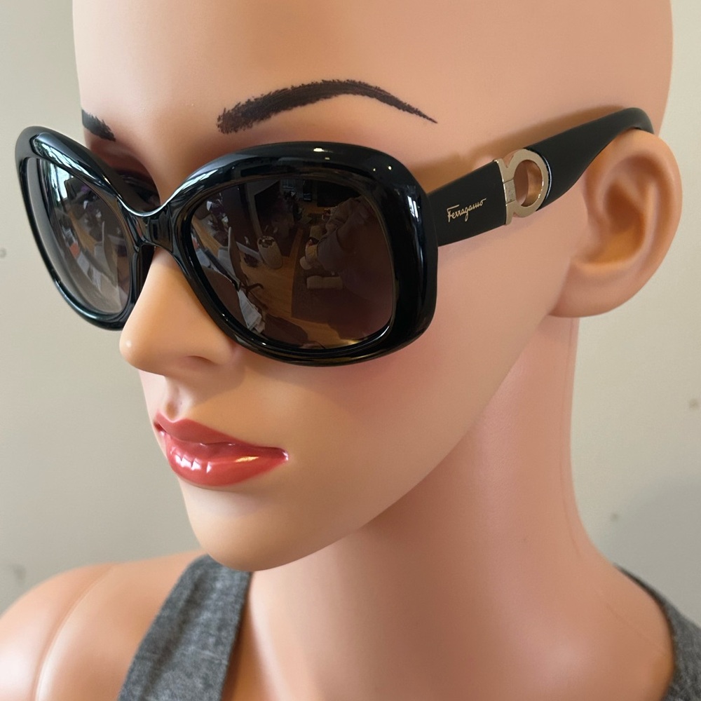 Salvatore Ferragamo Brown Sunglasses